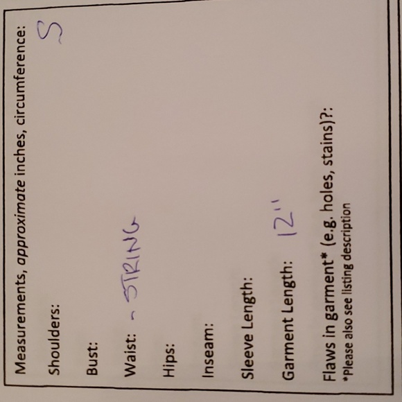 Swimsuit Sarong Cover Up Blue Ombre by Daffy Size M Tie Side - Picture 8 of 9